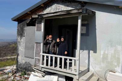 Yangında evleri küle dönmüştü: Aktekin çiftinin sıcak yuvası yeniden kuruldu