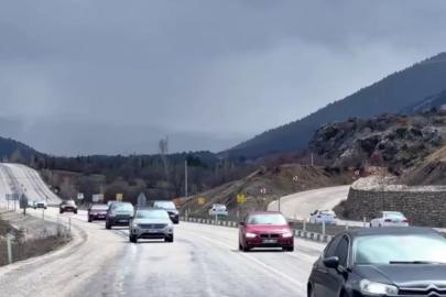 Yeni Konya Antalya kara yolunda bayram dönüşü yoğunluğu