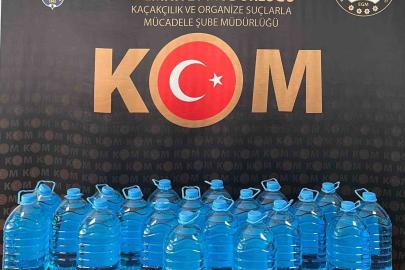 Yozgat’ta 160 litre etil alkol ele geçirildi