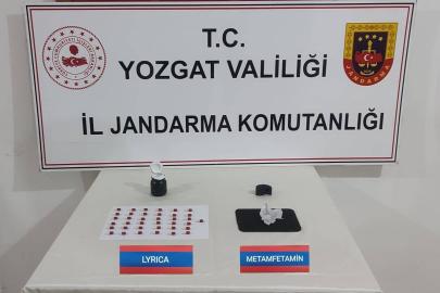 Yozgat’ta sentetik ecza hap ve metamfetamin ele geçirildi