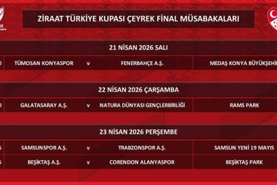 Ziraat Türkiye Kupası’nda çeyrek final programı belli oldu