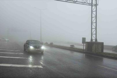 Zonguldak’ta etkili olan sis görüş mesafesini düşürdü