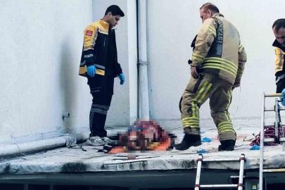 4 el silah sesi duyuldu, kadın kendini 6. kattan aşağı attı