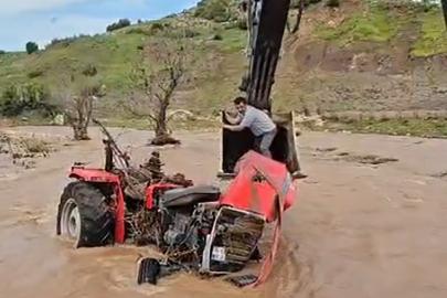 Afrin Çayı’nda mahsur kalan şahıs kurtarıldı