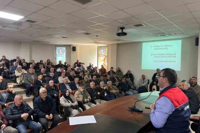 Akçakoca’da üreticilere bitki koruma ve b-reçete eğitimi