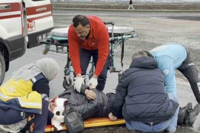 Aksaray’da otomobil ile motosiklet çarpıştı: 1 yaralı