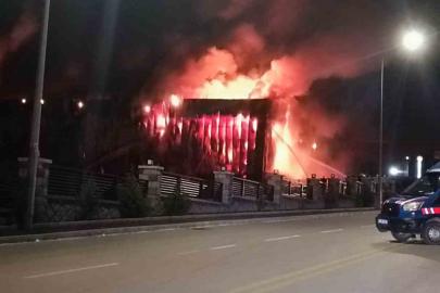 Ankara’da fabrika yangını