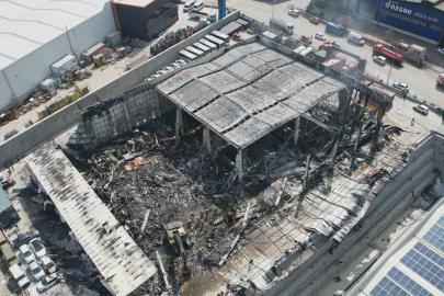 Ankara’daki fabrika yangınının neden olduğu hasar gün aydınlanınca ortaya çıktı