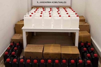 Antalya’da 550 litre kaçak etil alkol ele geçirildi
