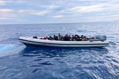 Aydın açıklarında göçmen operasyonu