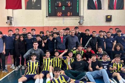 Aydın Lisesi futsal takımı il finaline yükseldi