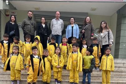 Aydın’da anaokulu öğrencileri Doğa Eğitim Merkezi’ni gezdi