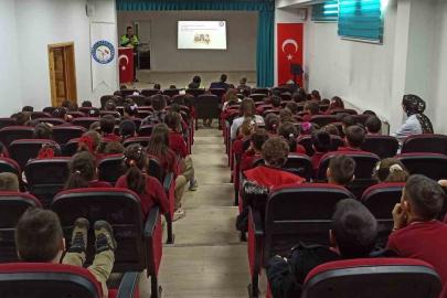 Aydıntepe’de öğrencilere trafik eğitimi verildi