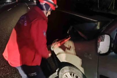 Balıkesir’de otoyolda trafik kazası: 2 yaralı