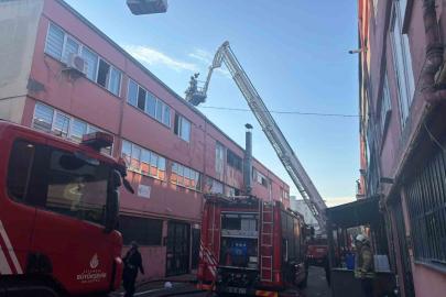 Başakşehir’de iş yeri yangını söndürüldü