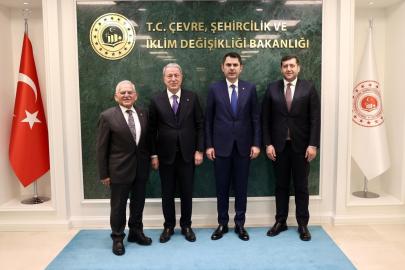 Başkan Büyükkılıç, Bakan Kurum ile projeleri paylaştı