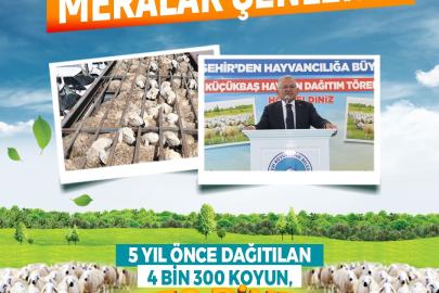 Başkan Büyükkılıç’tan kırsala, kendi kendini büyüten model: 150 bin küçükbaş artışı