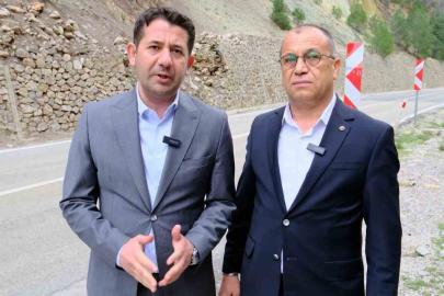 Belediye başkanları, yeni yapılacak tünel projesini yerinde anlattı