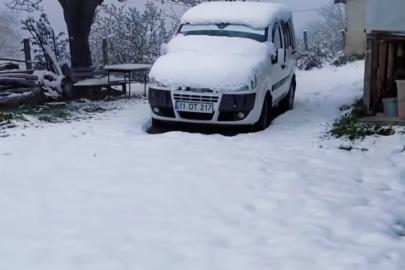 Bilecik’te kar sürprizi