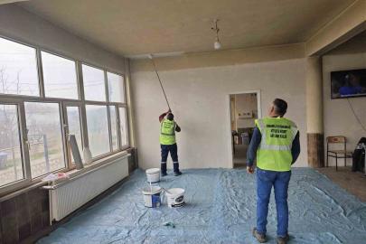 Bilecik’te köy konaklarına bakım ve onarım yapıldı