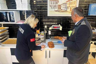Bilecik’te simit ve poğaça gramaj denetimi