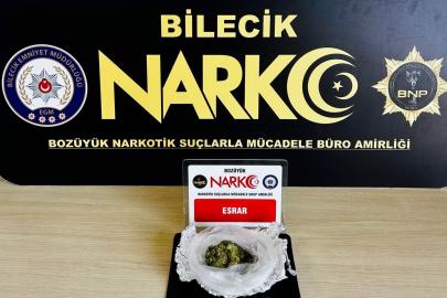Bilecik’te uyuşturucu operasyonu: 1 gözaltı