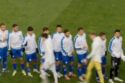 Bosna Hersek Ümit Milli Futbol Takımı oyuncuları, İsrailli futbolcuların elini sıkmadı