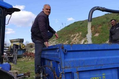 Buldan’da dolan gölet çiftçinin can suyu oldu