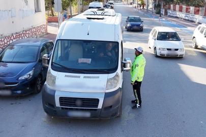 Burdur’da 101 araç ve sürücüsü kontrol edildi