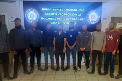 Bursa’da göçmen kaçakçılığına darbe