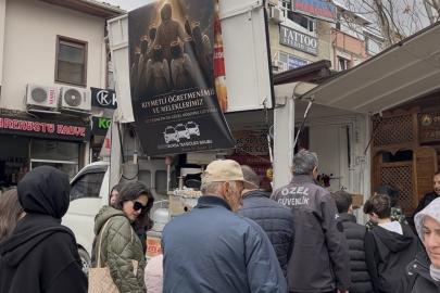 Bursa’da taksicilerden kahraman öğretmen ve öğrencilere vefa