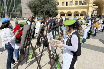 Büyükçekmece’de Dünya Sanat Günü etkinliği
