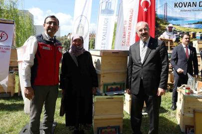 Çanakkale’de geçen yıl orman yangınlarından etkilenen 39 üreticiye 2 bin kovan dağıtıldı