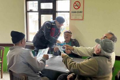 Çanakkale’de jandarmadan köylerde dolandırıcılık ve hırsızlığa karşı bilgilendirme çalışması