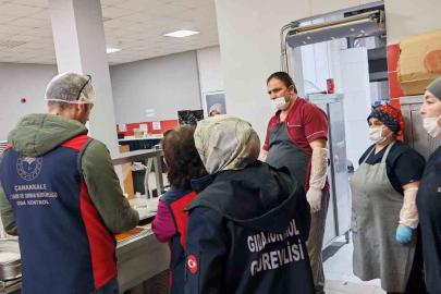 Çanakkale’de yurt yemekhanelerine eş zamanlı denetim