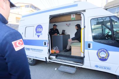 Canik’te Mobil Zabıta Çözüm Merkezi ile talep ve öneriler yerinde dinleniyor