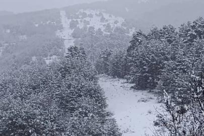 Çankırı’da kar yağışı etkili oldu
