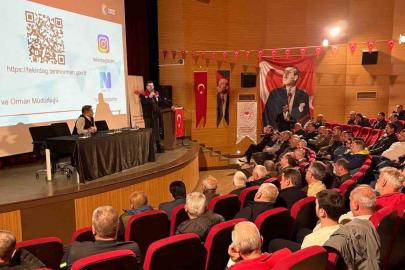 Çiftçilere destek toplantısı: Yeni model anlatıldı