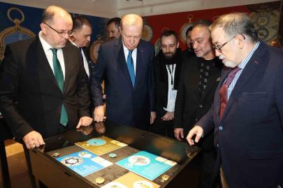 Cumhurbaşkanı Erdoğan, ‘Muhteşem Cep Saatleri Koleksiyonu’ sergisini gezdi