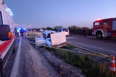 Denizli’de otomobil takla attı: 1 ölü, 4 yaralı