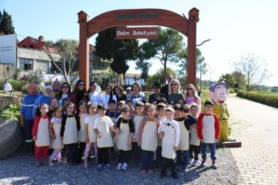 Didim’de çocuklar tarımı uygulamalı öğrendi