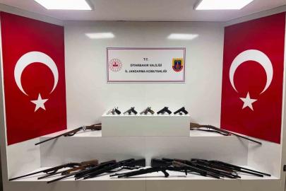 Diyarbakır’da 73 adet silah ele geçirildi