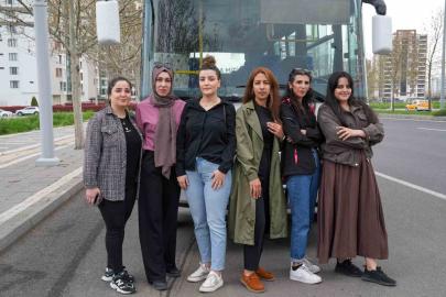 Diyarbakır’da kadın otobüs şoförü sayısı artıyor