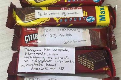 Diyarbakır’da öğrencilerden Türkiye’yi duygulandıran jest: "Elimizde silah değil çikolata var, içimizde kin değil sevgi var"