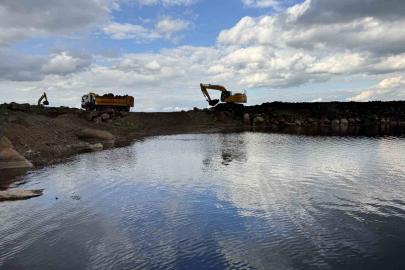 Diyarbakır’daki sulama göleti inşaatı tamamlandı