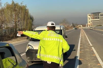 Düzce’de trafik denetimlerinde 188 araç trafikten men edildi
