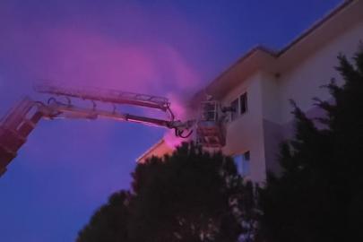Edirne’de apartman dairesinde korkutan yangın