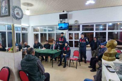 Edirne’de köylerde uyuşturucu ile mücadele çalışması