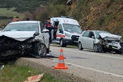 Eğirdir’de zincirleme kazada 3 kişi yaralandı