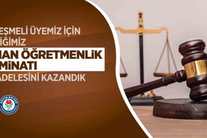 Eğitim-Bir-Sen’in açtığı davada sözleşmeli öğretmenler için emsal karar